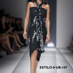 Elegant Batik Pareo Sun Floral - BATIK-BLK