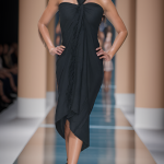 Solid Pareos Lightweight Fabric - Black