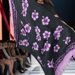 Hibiscus style pareos unique prints - Purple