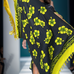 Hibiscus style pareos unique prints - Light Green