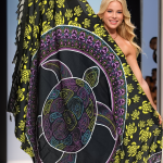 Turtle style pareos unique prints - TURTLE-1