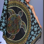 Turtle style pareos unique prints - TURTLE-2