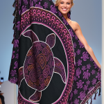 Turtle style pareos unique prints - TURTLE-3